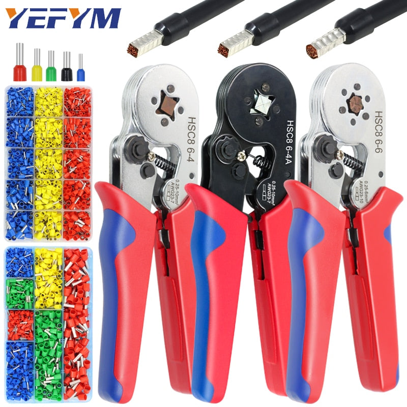 Tubular Terminal Crimping Tools Mini Electrical Pliers High Precision Clamp - KiwisLove