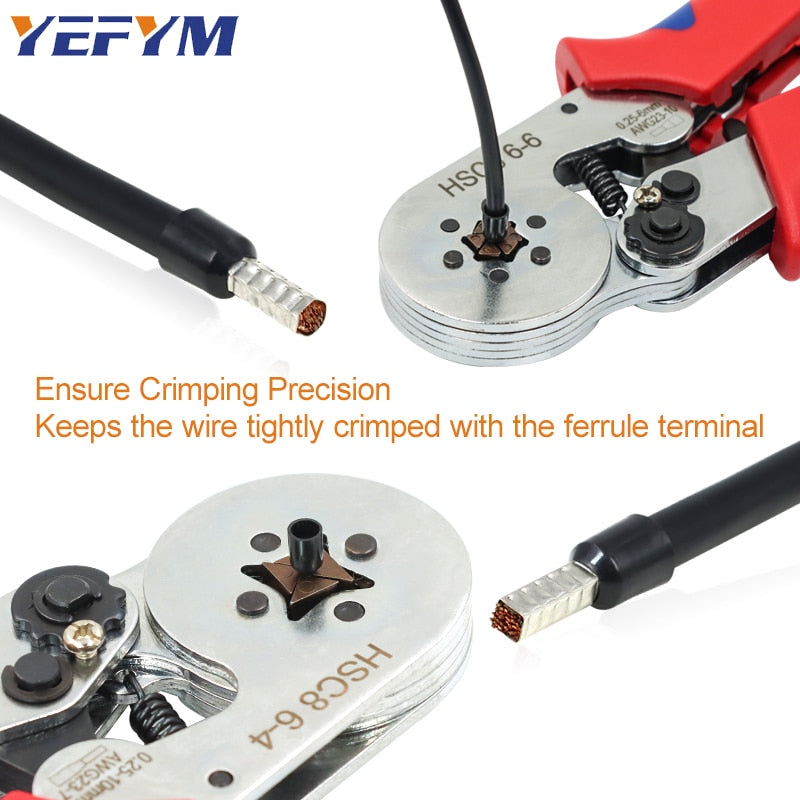 Tubular Terminal Crimping Tools Mini Electrical Pliers High Precision Clamp - KiwisLove