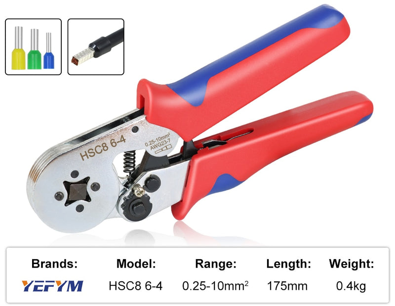 Tubular Terminal Crimping Tools Mini Electrical Pliers High Precision Clamp - KiwisLove