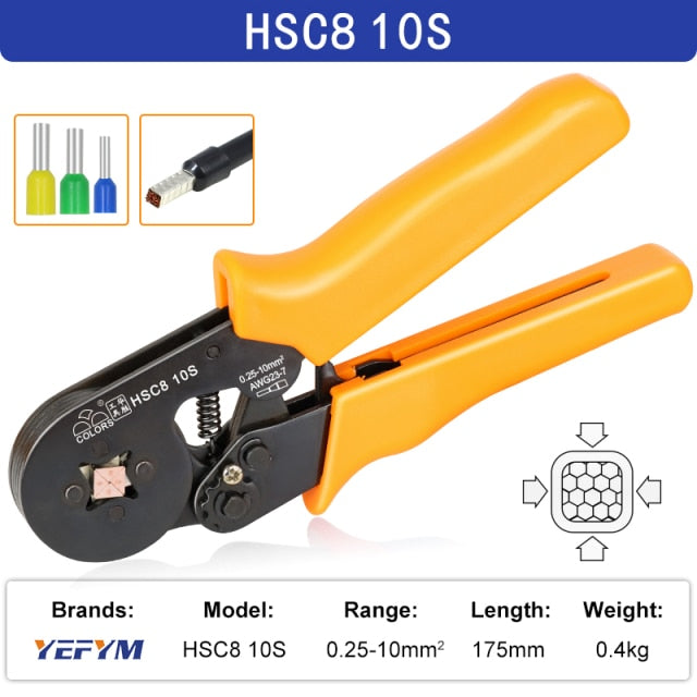 Tubular Terminal Crimping Tools Mini Electrical Pliers High Precision Clamp - KiwisLove