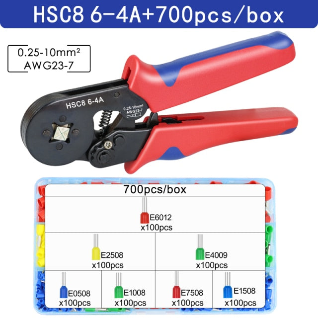 Tubular Terminal Crimping Tools Mini Electrical Pliers High Precision Clamp - KiwisLove