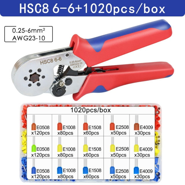 Tubular Terminal Crimping Tools Mini Electrical Pliers High Precision Clamp - KiwisLove