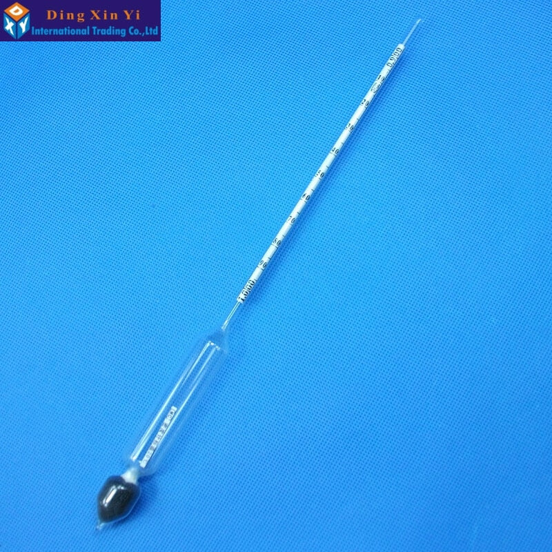 2PCS/lot 0.9-1.0/m3 portable glass Densitometers glass liquid hydrometer densimeter - KiwisLove