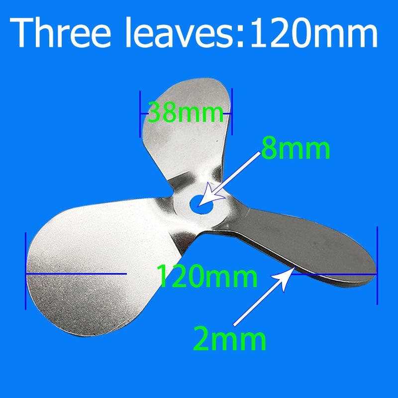 Laboratory 304 stainless steel stir bar Rod/ Three-bladed paddle - KiwisLove
