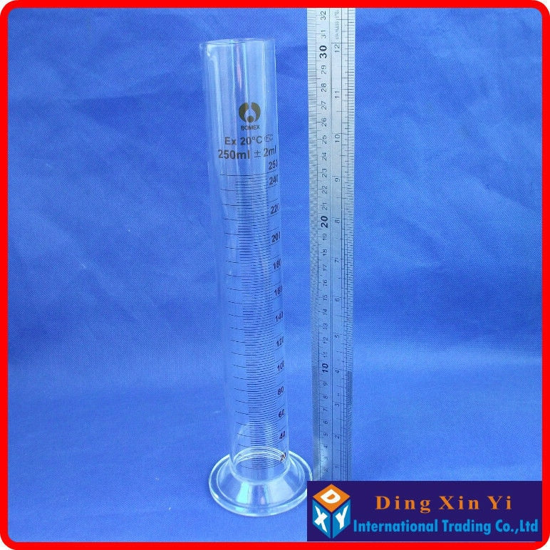 250ml glass graduated cylinder, measuring cylinder - KiwisLove