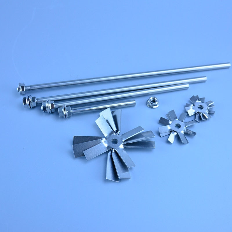 stir bar four-bladed paddle four blade propeller for lab mixer 304 stainless steel - KiwisLove