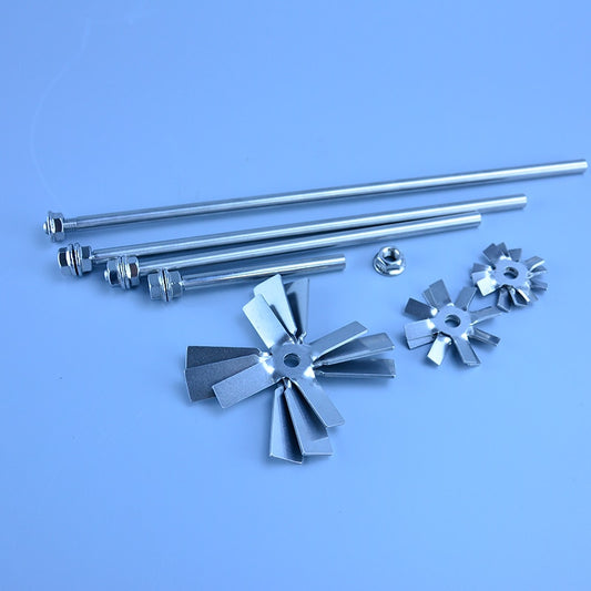 stir bar four-bladed paddle four blade propeller for lab mixer 304 stainless steel - KiwisLove
