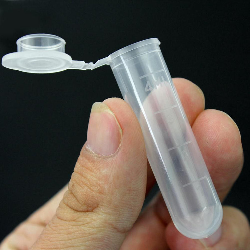 50pcs 5ml Transparent Micro Plastic Test Tube - KiwisLove