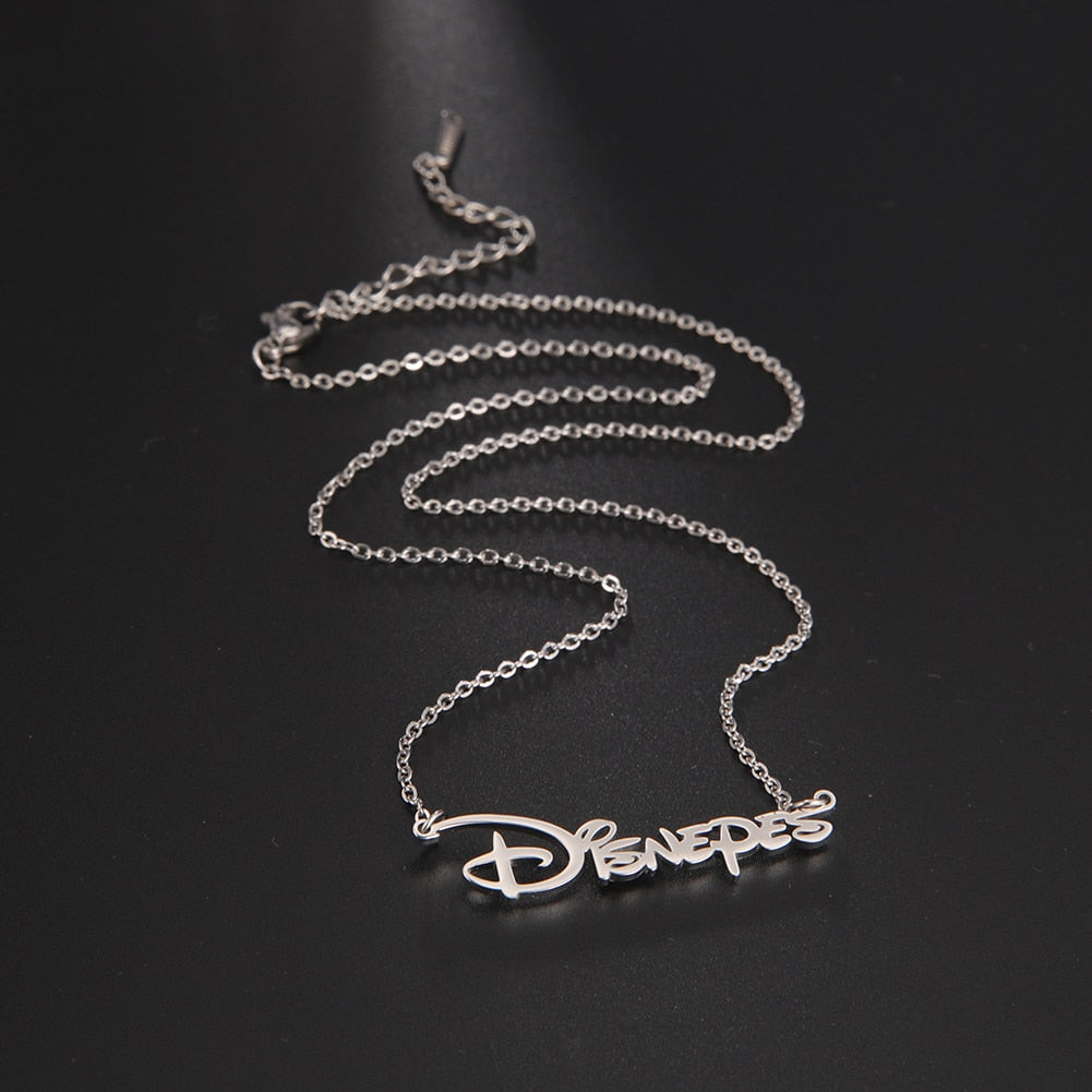 Custom Name Necklace Women Personalized Nameplate Birthday Gift Lady - KiwisLove