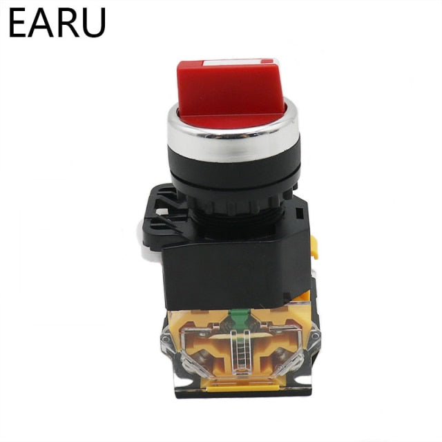 22MM Selector Knob Rotary Switch Latching Momentary 10A 400V Power - KiwisLove