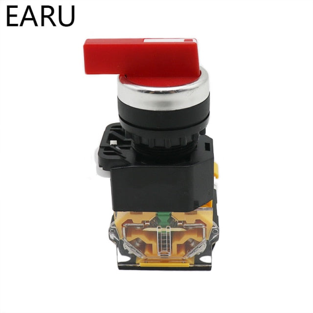 22MM Selector Knob Rotary Switch Latching Momentary 10A 400V Power - KiwisLove