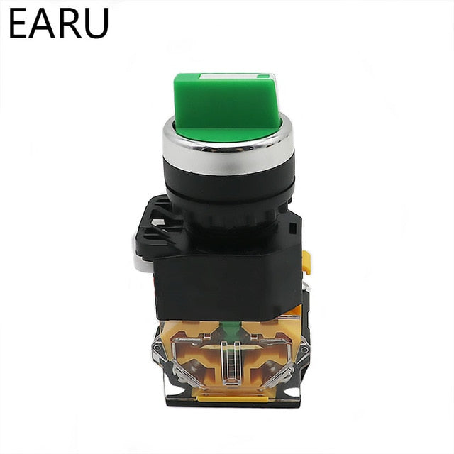 22MM Selector Knob Rotary Switch Latching Momentary 10A 400V Power - KiwisLove