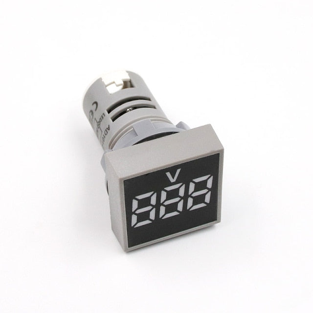 Mini Voltmeter Square Panel LED Digital Voltage Meter Indicator Light Tester - KiwisLove