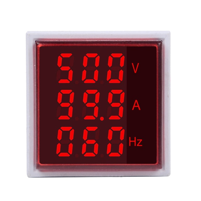 Digital Voltmeter Ammeter Hertz Meter  Indicator Tester - KiwisLove