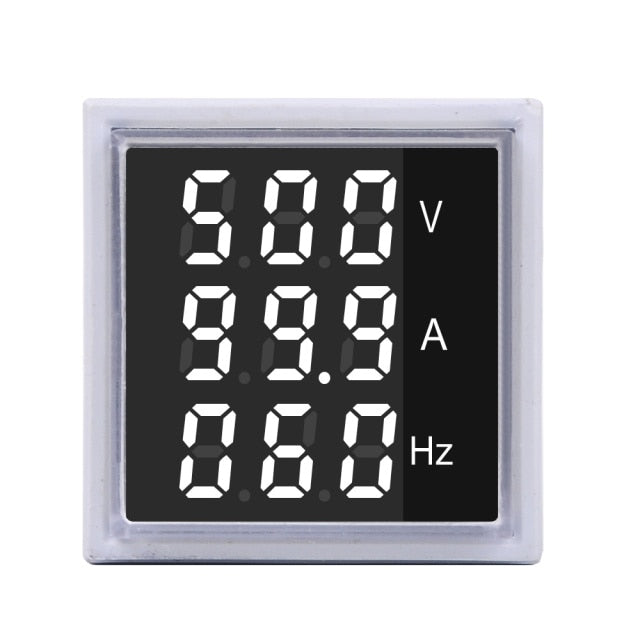 Digital Voltmeter Ammeter Hertz Meter  Indicator Tester - KiwisLove