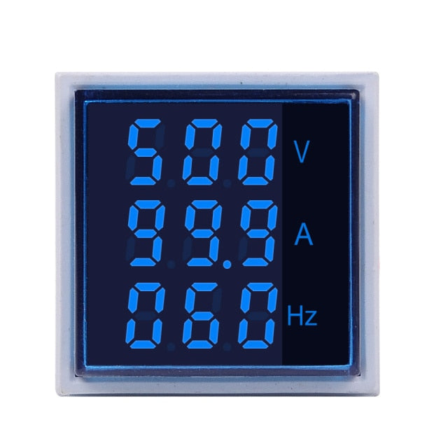 Digital Voltmeter Ammeter Hertz Meter  Indicator Tester - KiwisLove