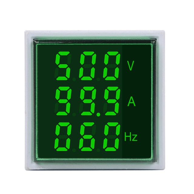 Digital Voltmeter Ammeter Hertz Meter  Indicator Tester - KiwisLove