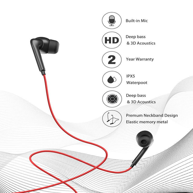 Oneodio A16 Sport Bluetooth Headphones 5.0 Neckband Wireless Earphone - KiwisLove