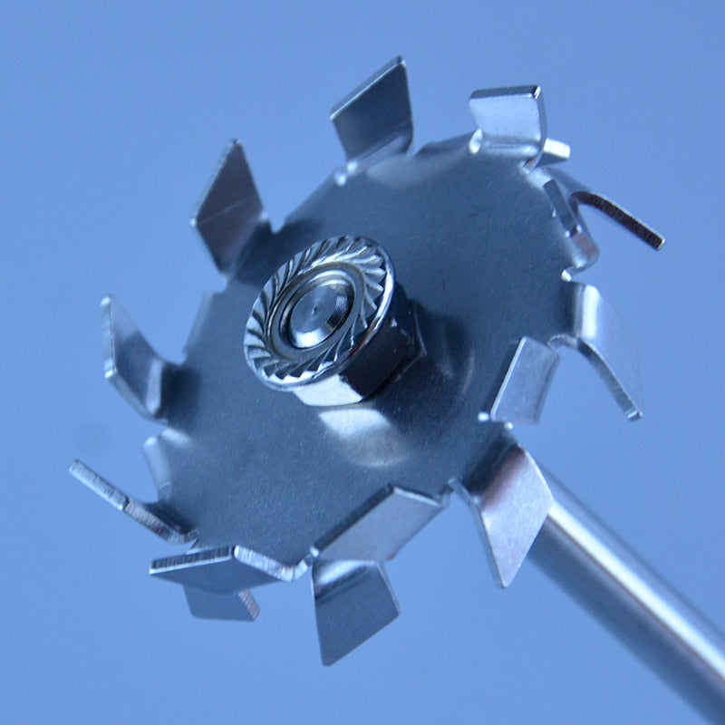 1 set lab stainless steel dispersion plate paddle with rod - KiwisLove