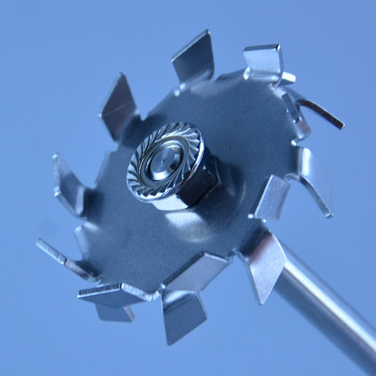 1 set lab stainless steel dispersion plate paddle with rod - KiwisLove