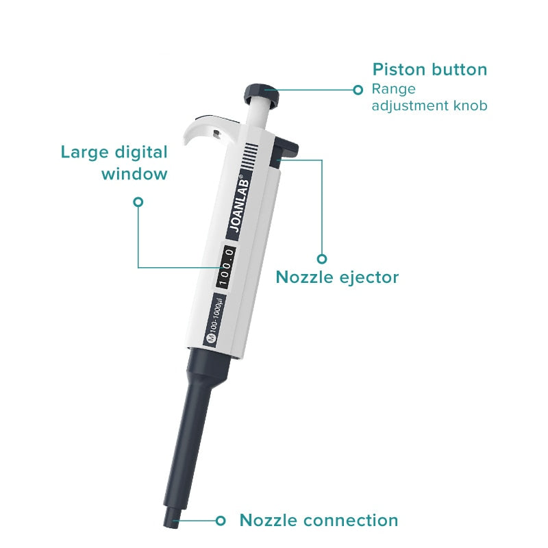 JOANLAB  Laboratory Pipette Micropipette Single Channel - KiwisLove