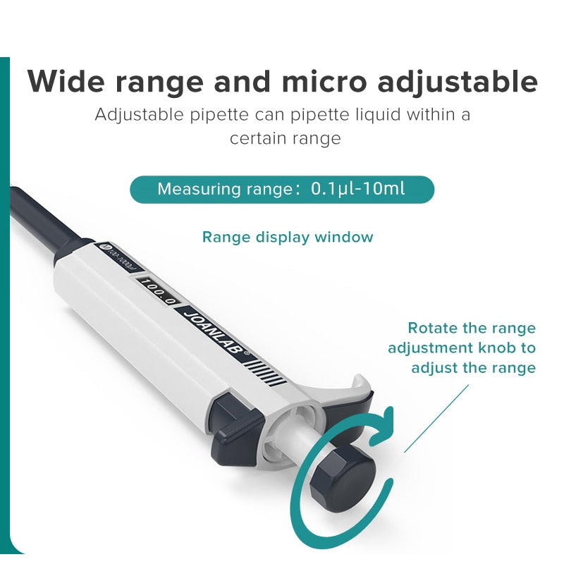 JOANLAB  Laboratory Pipette Micropipette Single Channel - KiwisLove