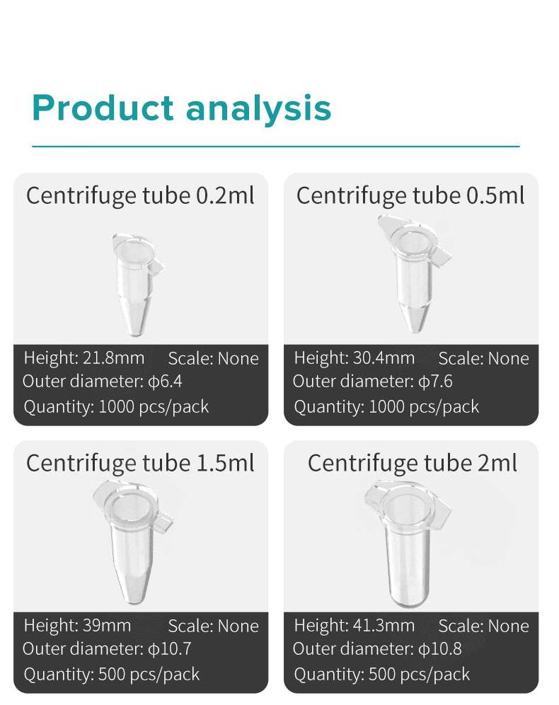 Mini Plastic centrifuge tube graduation - KiwisLove