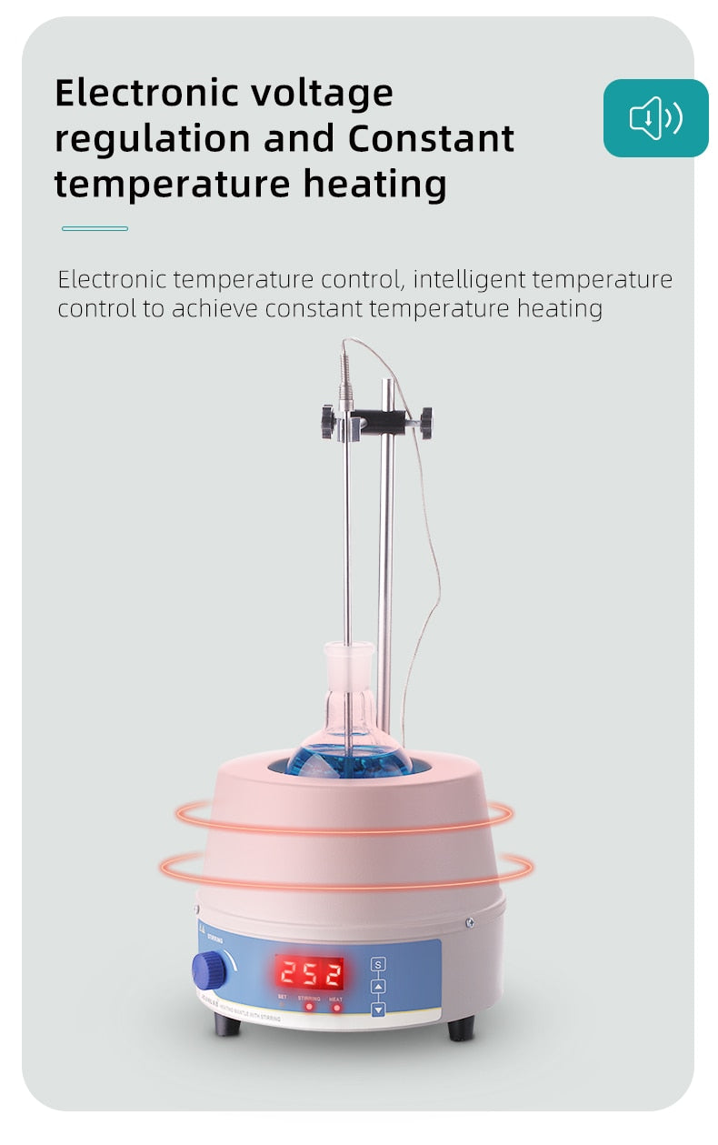 JOANLAB Digital Electric Heating Mantle With Magnetic Stirring - KiwisLove