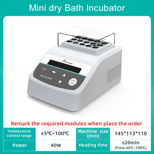 JOANLAB Mini Dry Bath Incubator With Heating Block 0.5/1.5/2/15/50ml - KiwisLove