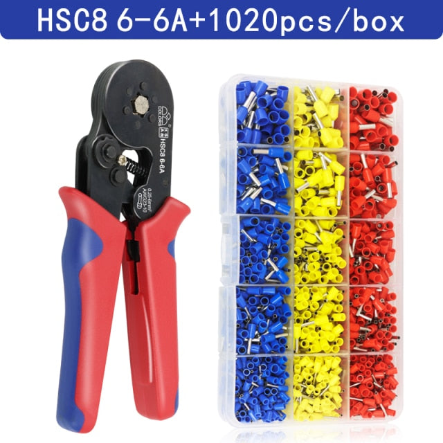 Tubular Terminal Crimping Pliers wire mini Ferrule crimper Household electricaltools - KiwisLove