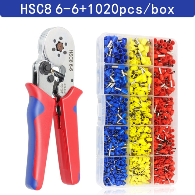 Tubular Terminal Crimping Pliers wire mini Ferrule crimper Household electricaltools - KiwisLove