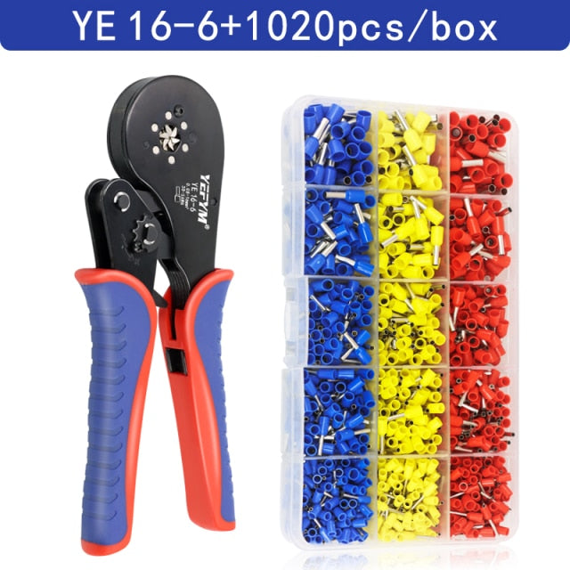 Tubular Terminal Crimping Pliers wire mini Ferrule crimper Household electricaltools - KiwisLove