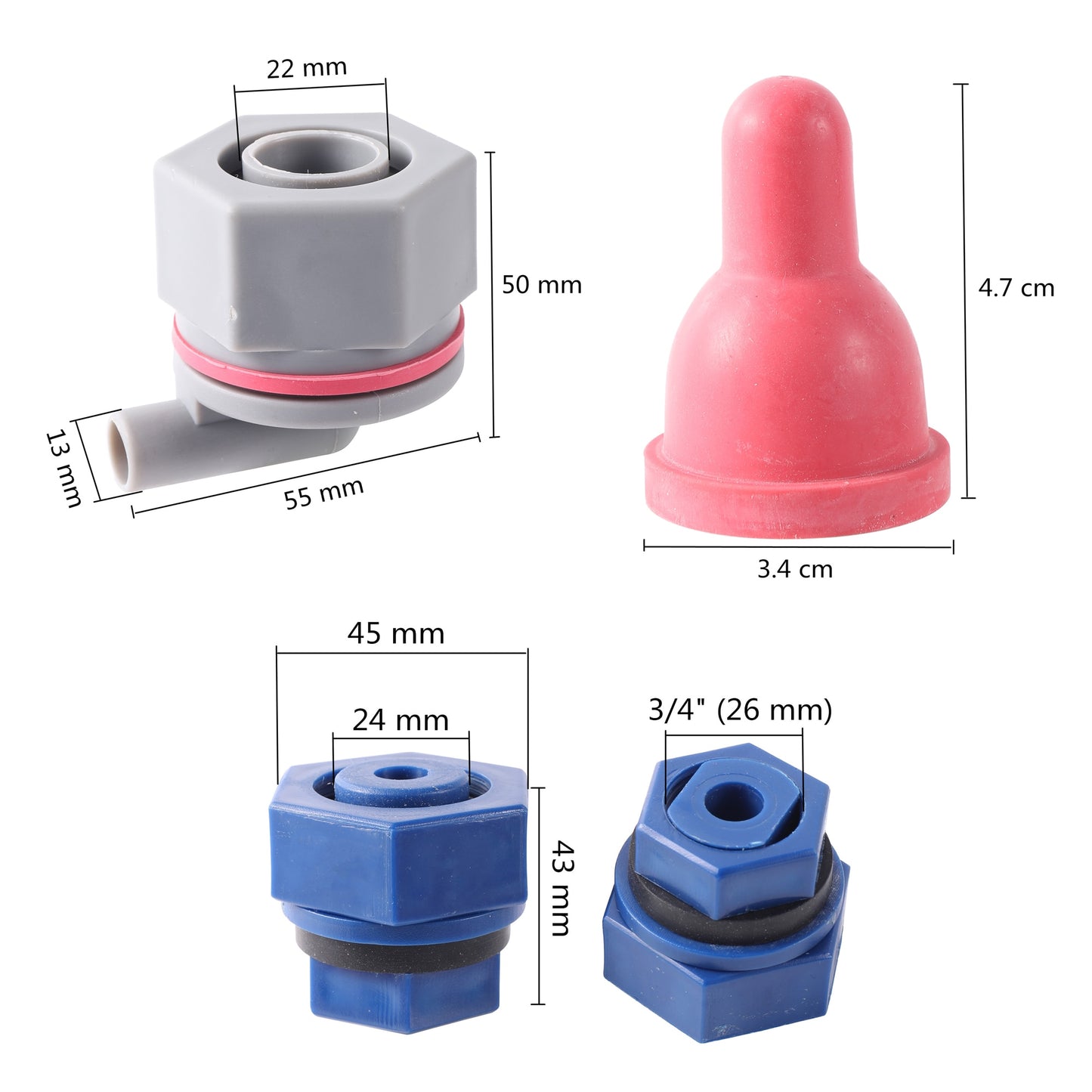 10 Sets Lamb Calf Milk Feed Bucket Livestock Calf Lamb Pacifier - KiwisLove