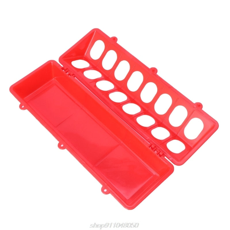 Plastic Flip-Top Bird Poultry Trough Feeding Case - KiwisLove