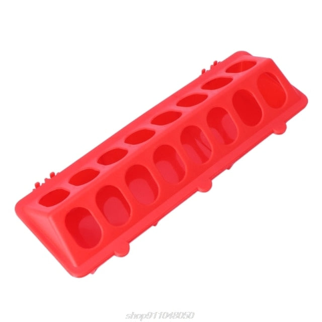 Plastic Flip-Top Bird Poultry Trough Feeding Case - KiwisLove