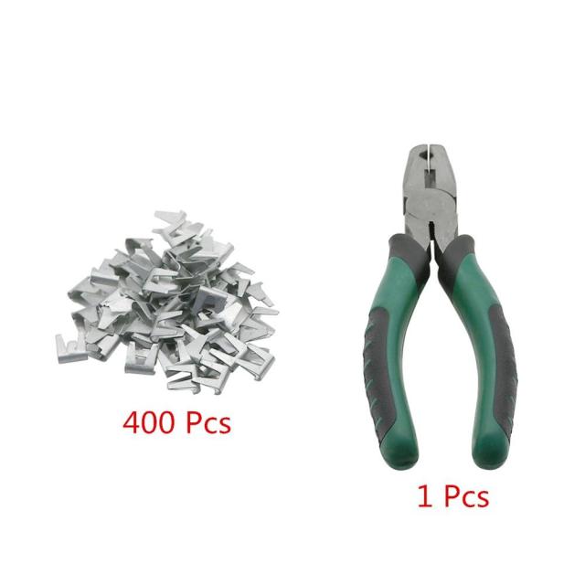 1 Pcs Snap Pliers + 400Pcs Card Buckle Nails Cage Assembling Forceps and Nails - KiwisLove