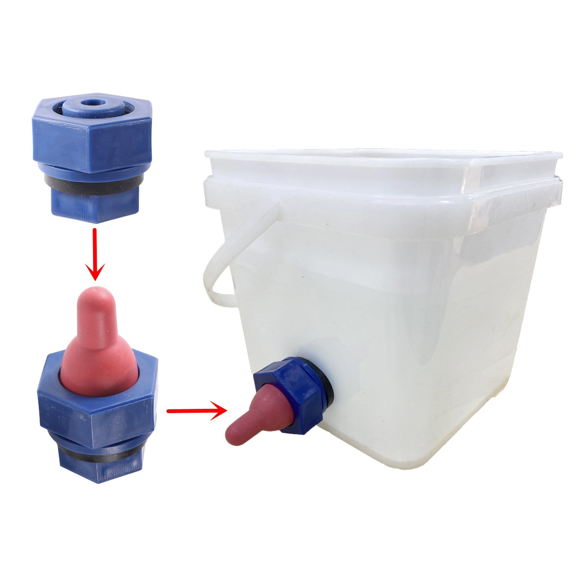 Rubber calf and sheep pacifier fixing bracket suitable - KiwisLove