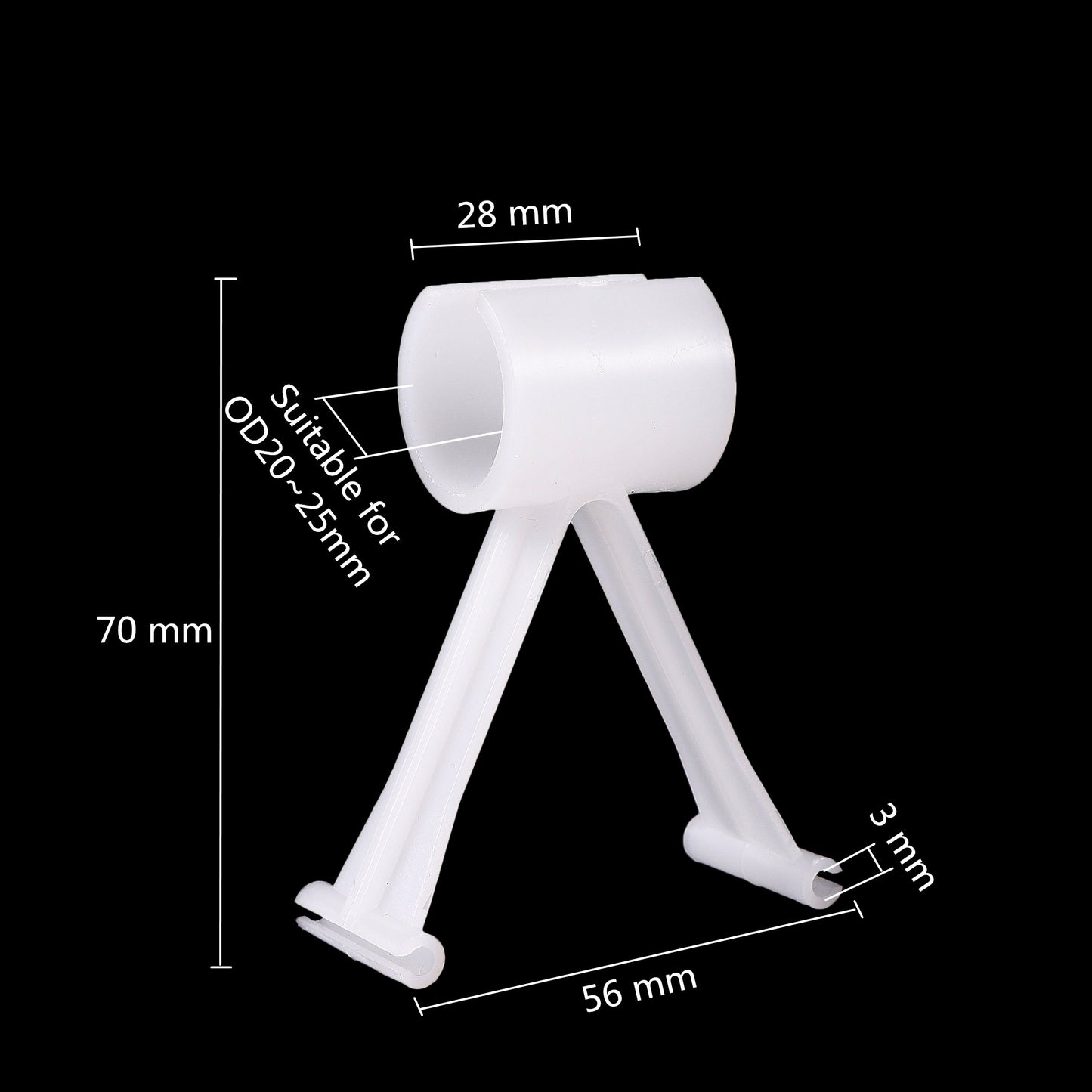 50pcs 20-25mm PVC Fixed  water pipe bracket - KiwisLove