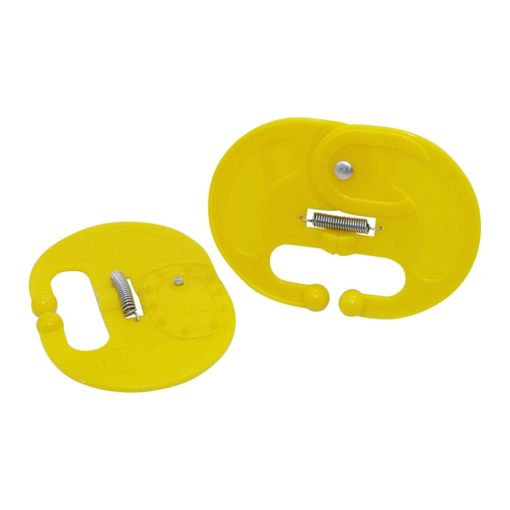 3 Pcs Farm Animal Equipment Yellow Durable Plastic Calf Weaning - KiwisLove