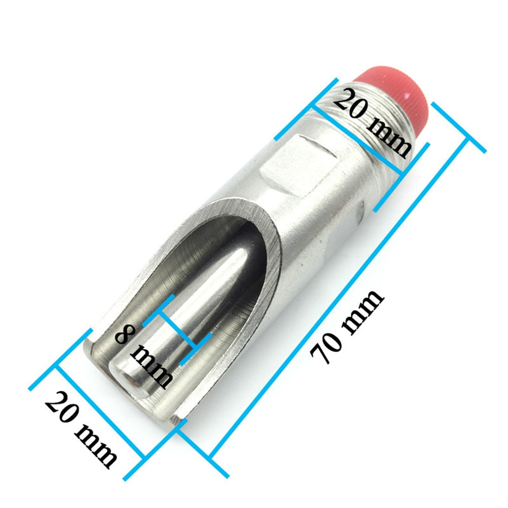 External thread 1/2"(20mm) Pig Stainless Steel Automatic Waterers Nipple 1 pc - KiwisLove