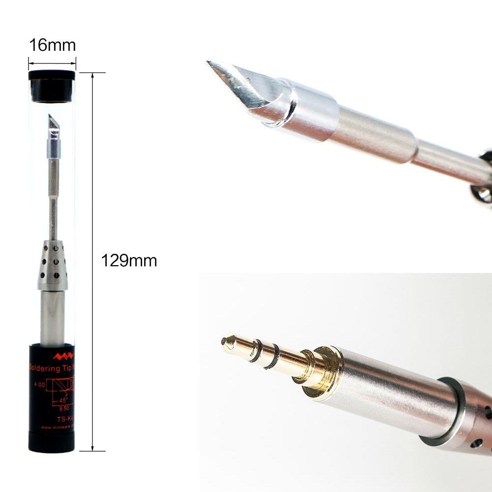 Original TS B02 D25 K4 TS80 Soldering Iron Tip Replacement Solder Bit Head - KiwisLove