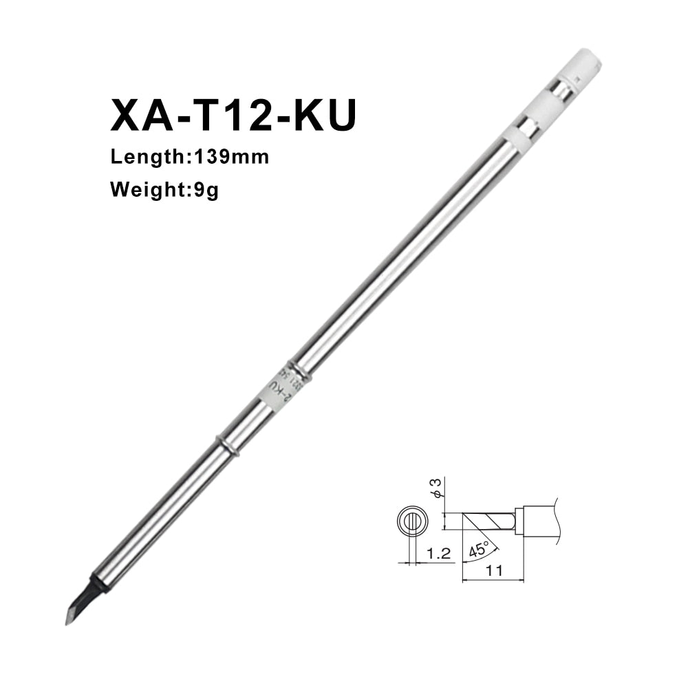 1PCS Solder Iron Tips XA-T12 series  soldering iron tips - KiwisLove