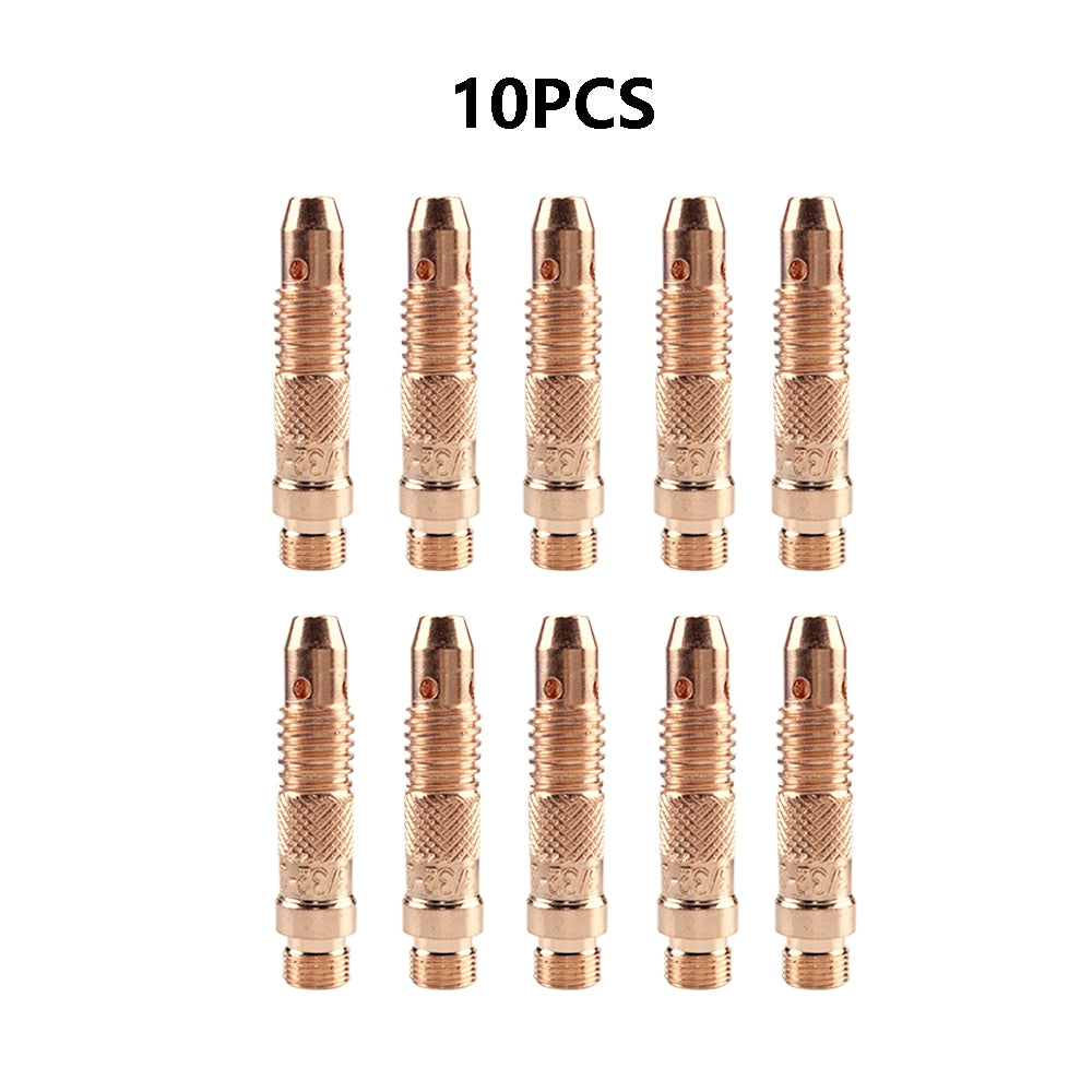TIG WP18 WP17 WP26 Argon Welding Torch Consumable Tungsten Electrode Collet Body - KiwisLove