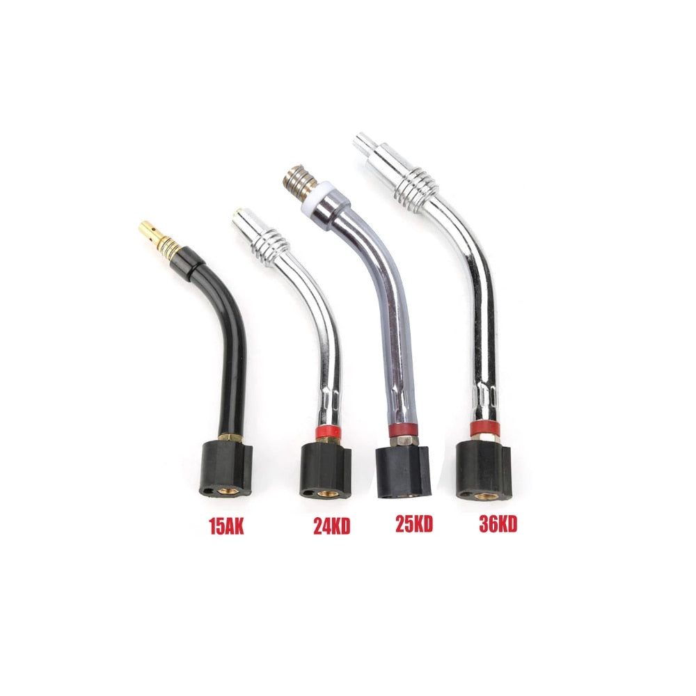 Welding Gun Tube Swan Neck Flexible Goose Neck Mig Welding Torch Consumables Brass for Binzel 15AK/24KD/25KD/36KD - KiwisLove