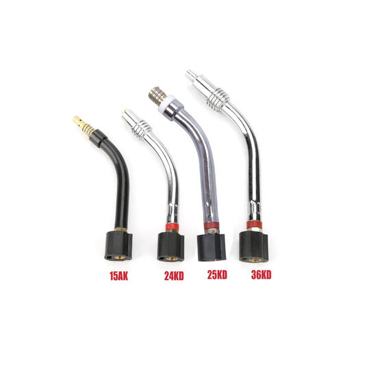 Welding Gun Tube Swan Neck Flexible Goose Neck Mig Welding Torch Consumables Brass for Binzel 15AK/24KD/25KD/36KD - KiwisLove