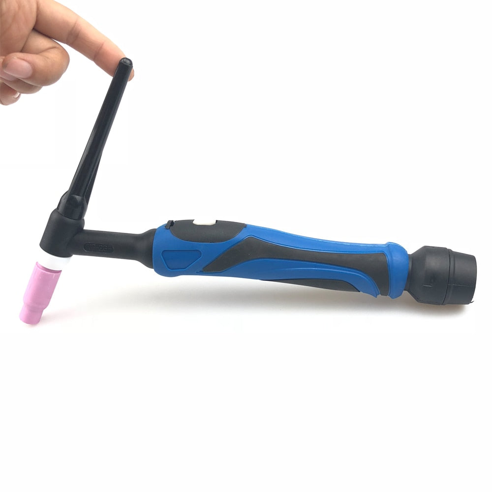 TIG Torch Body Argon Welding Torch Head WP18 Flex Air Cooled Gas Tungsten Arc Welder GTAW A-200 Flex Torch - KiwisLove