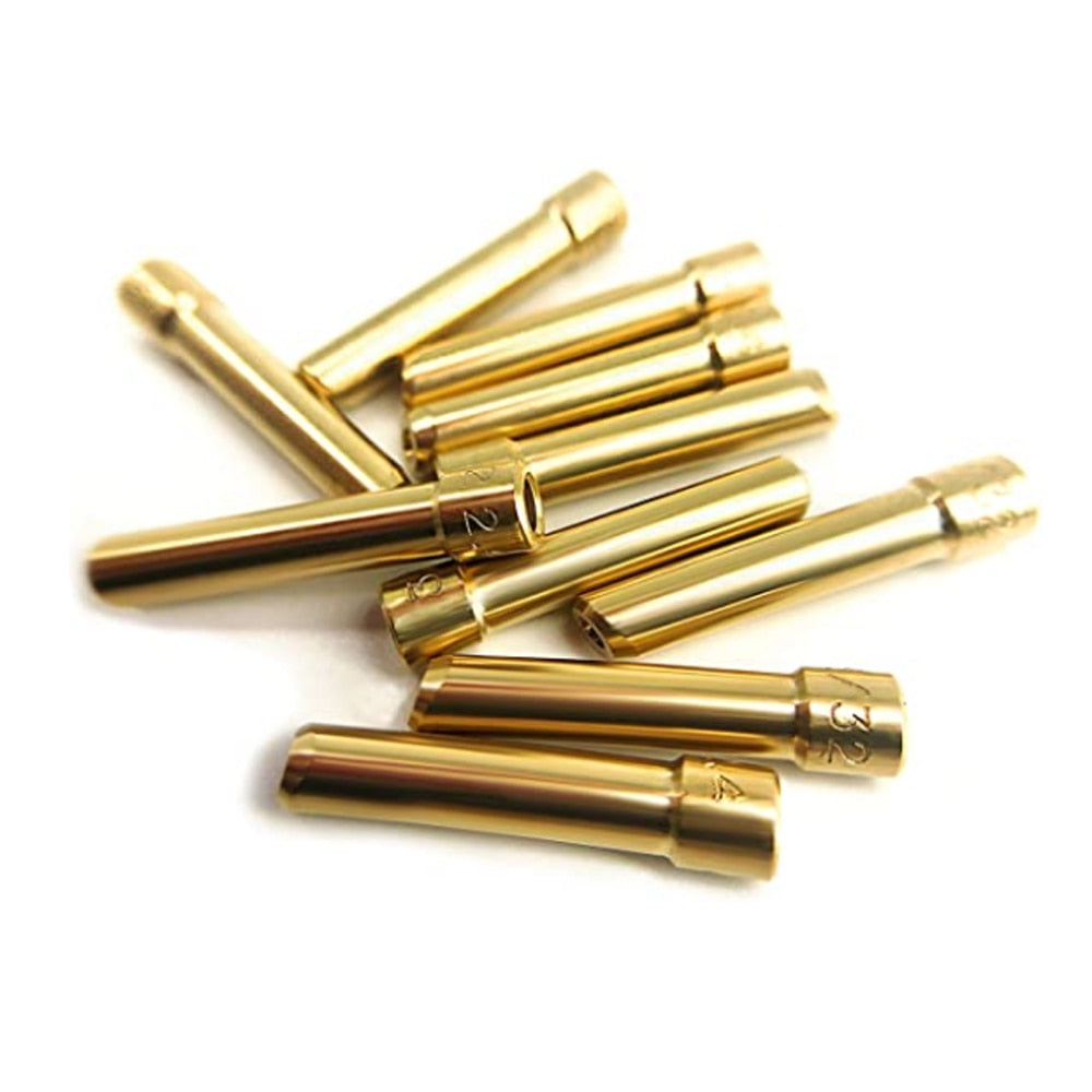 10PCS Short Wedge Tig Collets Fit SR WP 17 18 26 Welding Torch - KiwisLove