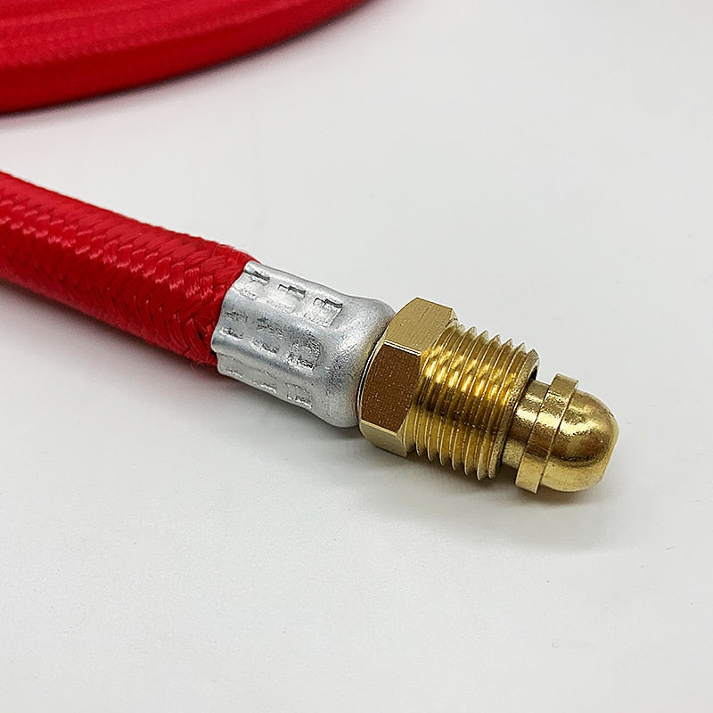 WP26 Quick Connect TIG Welding Torch Gas-Electric Integrated Red Hose Cable Wires 4M/157.48in 35-50 Euro Connector - KiwisLove