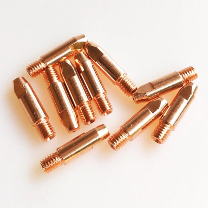 20 PCS 24KD Contact Tips ECu / CuCrZr MIG Torch Consumables Euro Style MIG MAG Welding Torch Welding Tip - KiwisLove