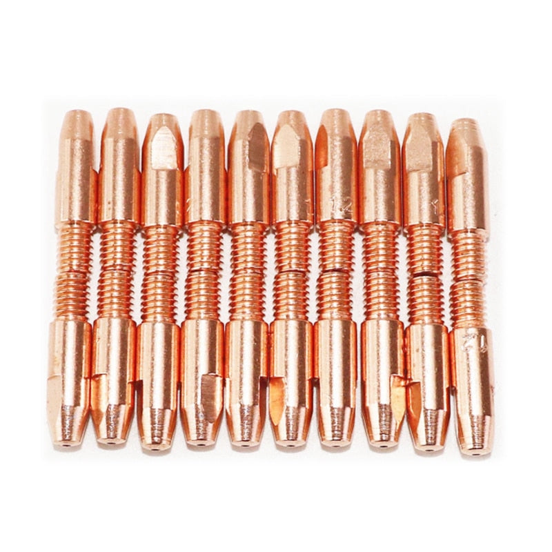 20 PCS 24KD Contact Tips ECu / CuCrZr MIG Torch Consumables Euro Style MIG MAG Welding Torch Welding Tip - KiwisLove